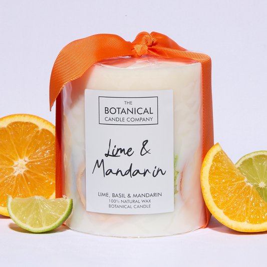 Lime & Mandarin Single Wick Botanical Candle